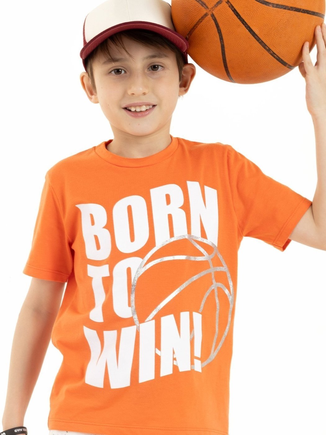 Imagem principal Infantil - Camiseta Menino de Verão em Algodão Arremesso Campeão Magicamente Kids branco Magicamente Kids branco