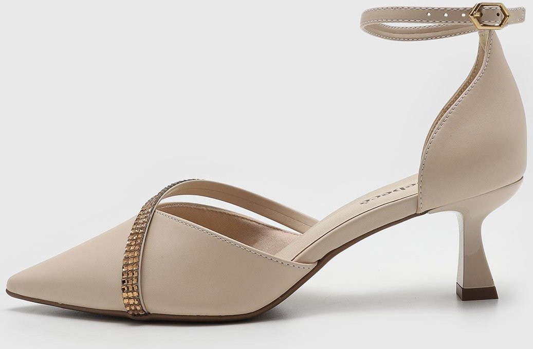 Imagem principal Scarpin Feminino cê Salto Baixo Ponta Fina BEBECÊ bege BEBECÊ bege