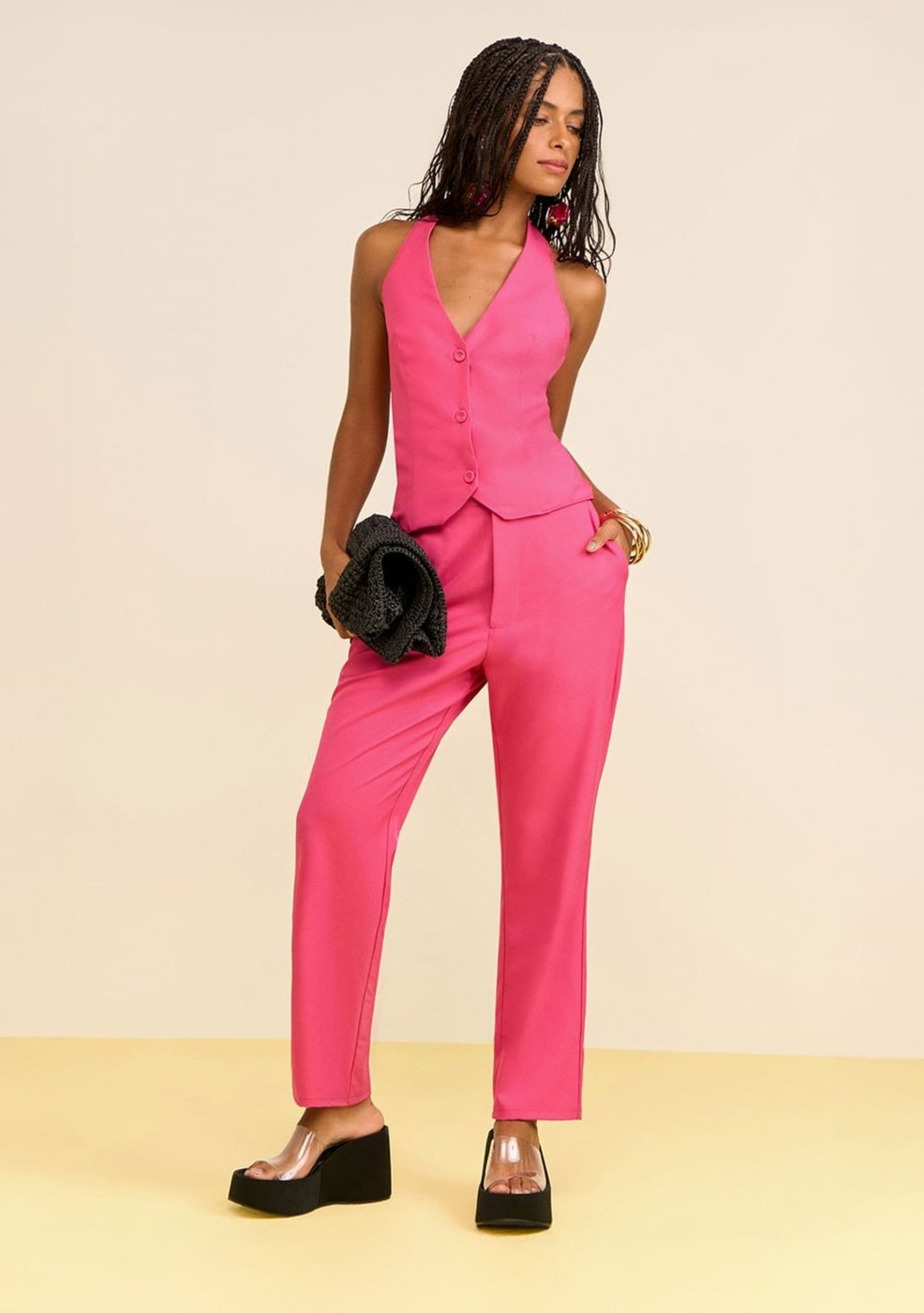 Calça Zinco Cenoura Alta