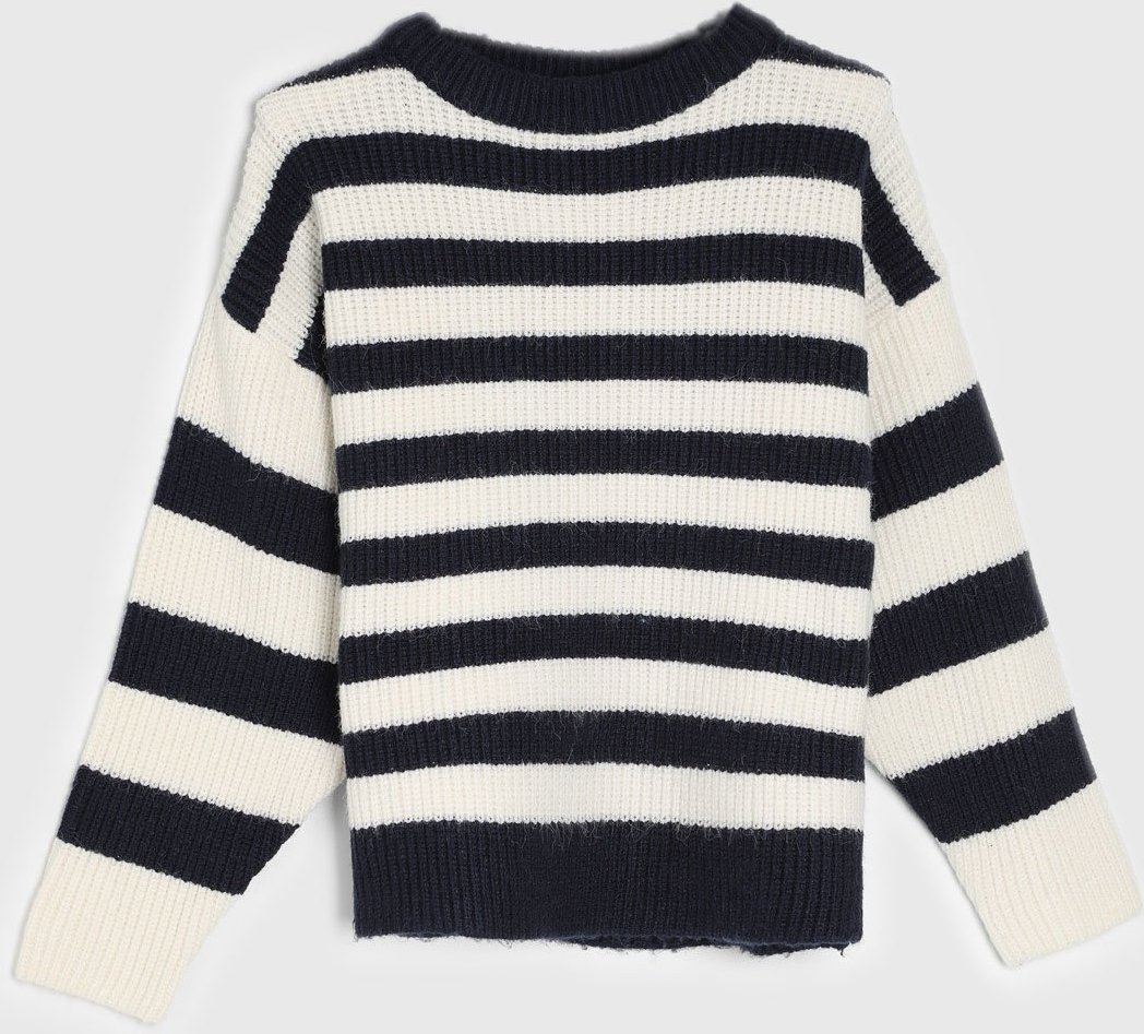 Imagem principal Infantil - Suéter Name It Tricot Listras preto name it preto