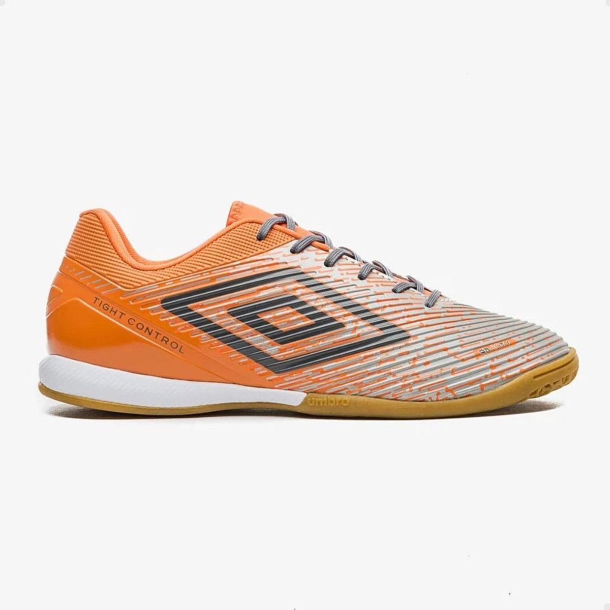 Imagem principal Chuteira Indoor Masculina Umbro Gravity Laranja cinza Umbro cinza