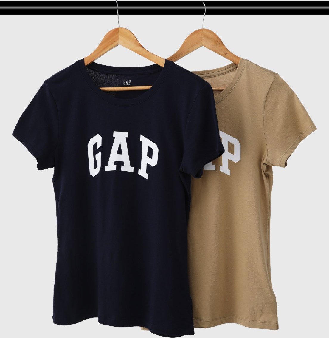 Imagem principal Kit 2pçs Camiseta GAP Reta Logo Azul-Marinho azul marinho GAP azul marinho