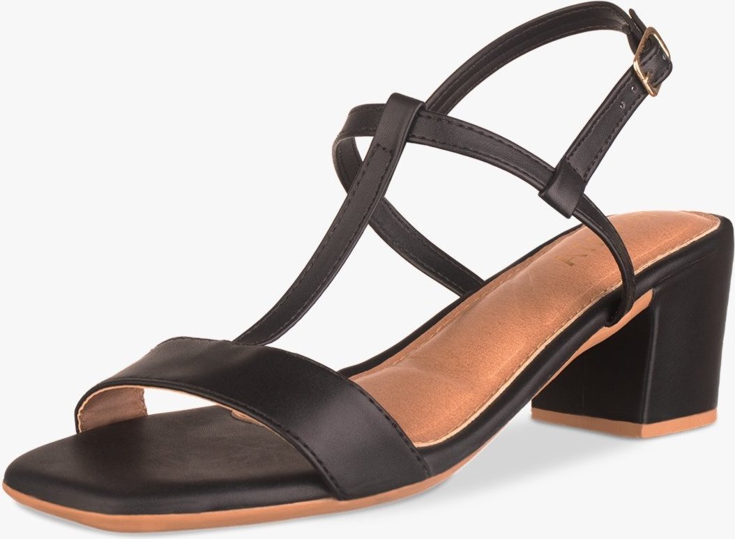 Imagem principal Sandália Feminina Salto Grosso Quadrado Baixo Bico Quadrado TAKATA BY RAFAEL TAKATA preto TAKATA BY RAFAEL TAKATA preto