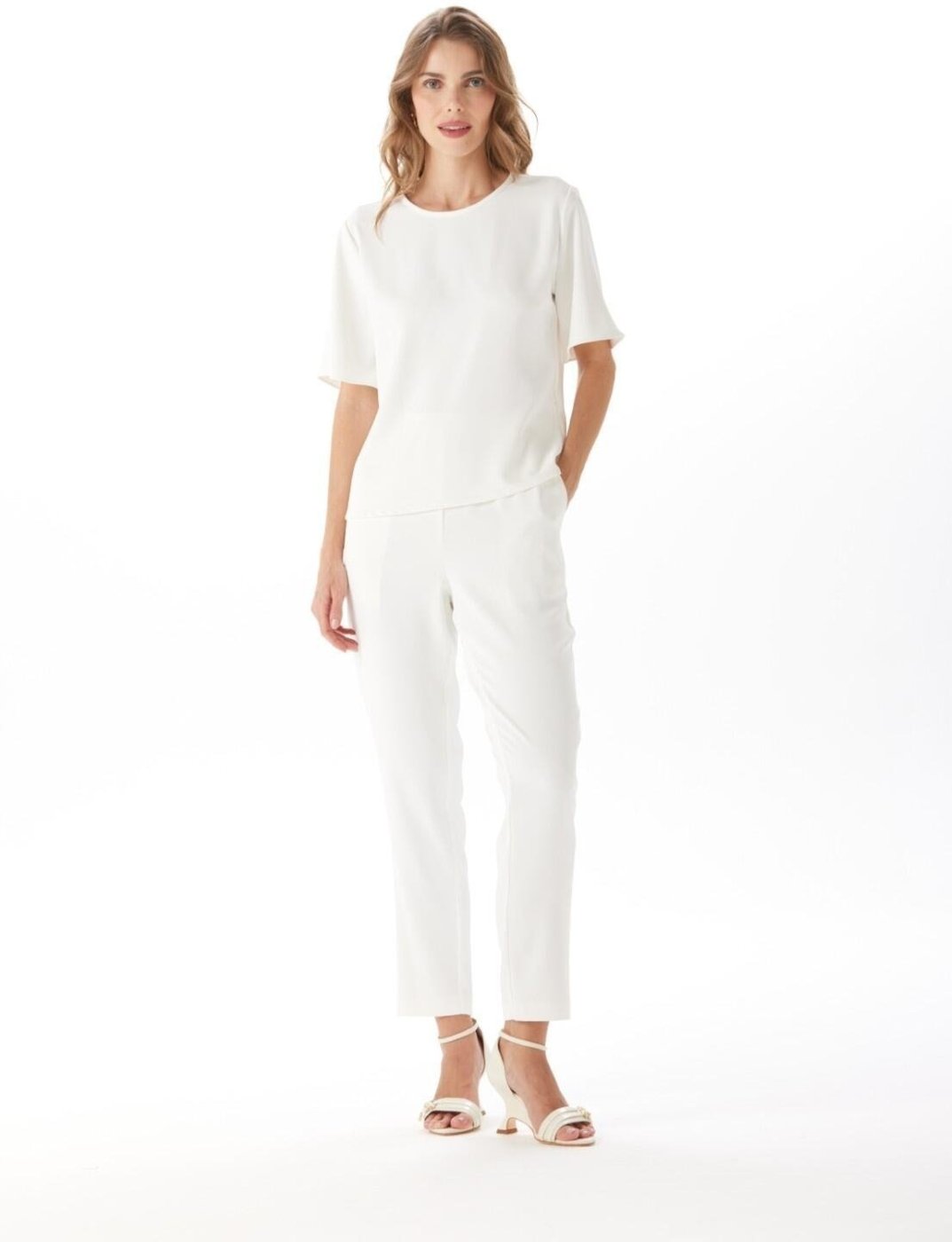 Calça Comfy Traymon Cintura Alta Off White