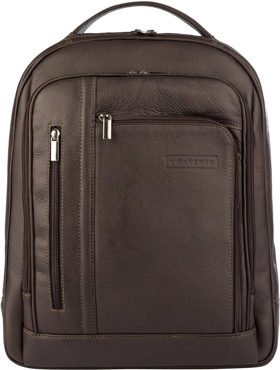 Imagem principal Mochila de couro executiva Connect - Café azul azul