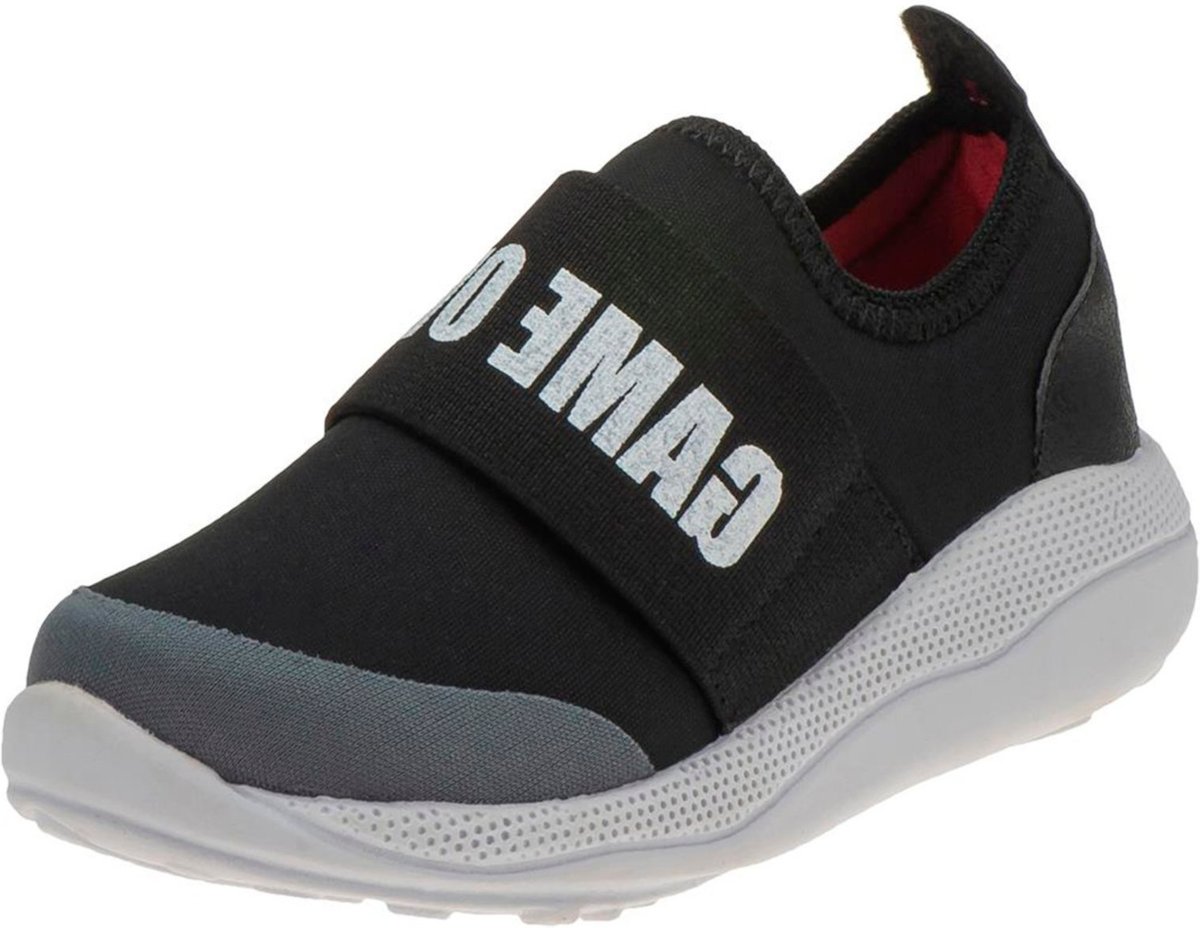 Imagem principal Infantil - Tênis Masculino Sapato Calce Fácil Escolar Minipasso preto Minipasso preto