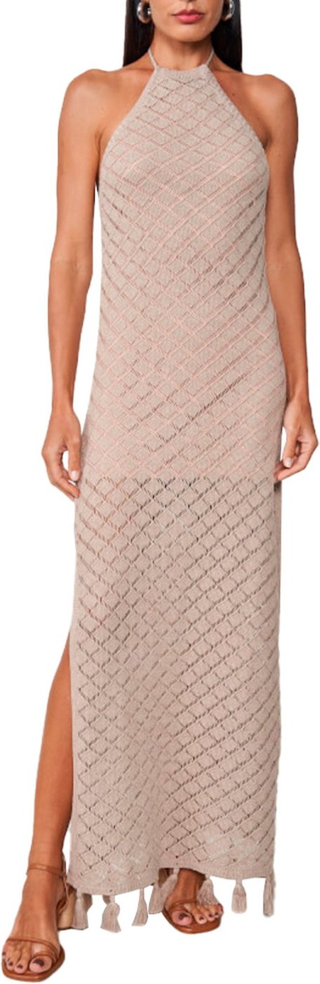 Imagem principal Vestido Colcci Tricô Slim Pr25 Bisquet Feminino bege Colcci bege