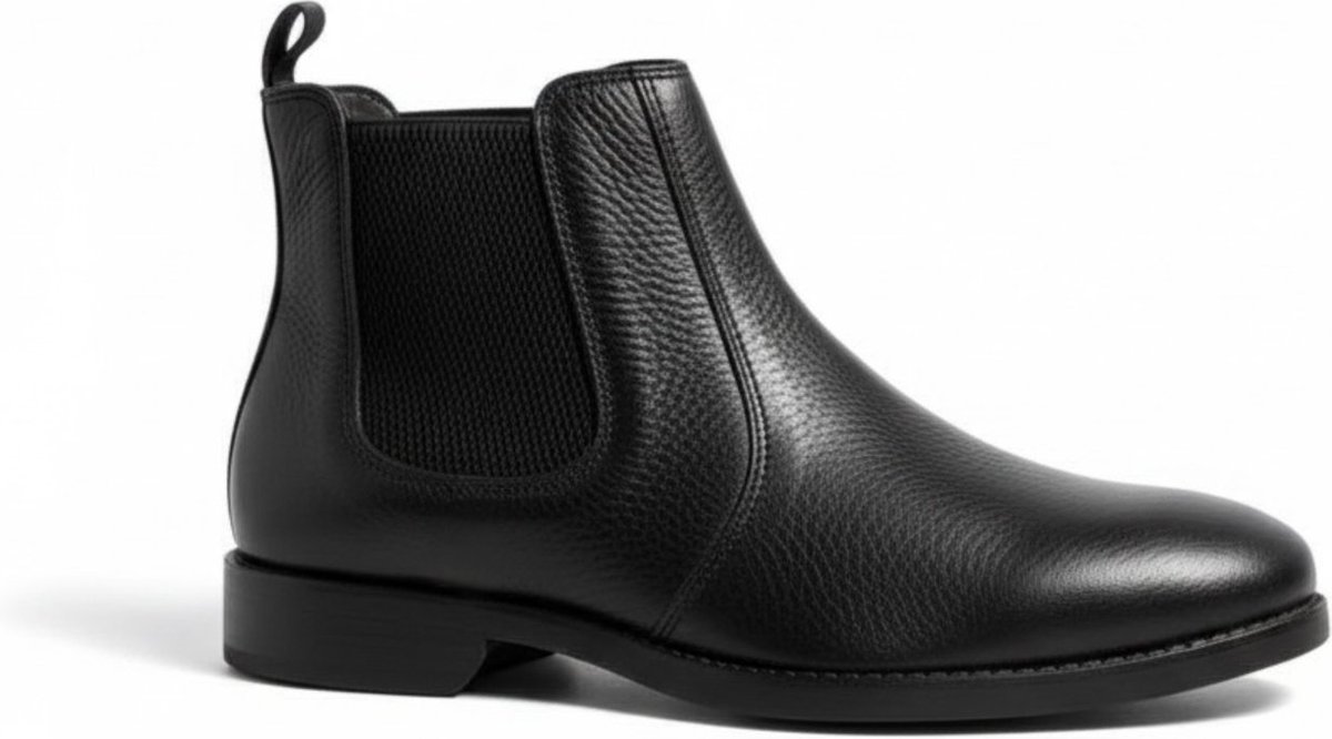 Imagem principal Bota Masculina Chelsea London Vittal em Couro Legítimo Preta Confortável Anatômica USE VITTAL preto USE VITTAL preto