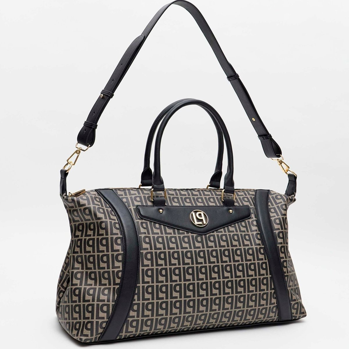 Mala Lança Perfume Monograma Enfeite Ou26 Feminino