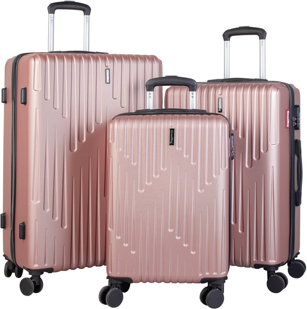 Kit 3 malas de viagem Abs Toronto