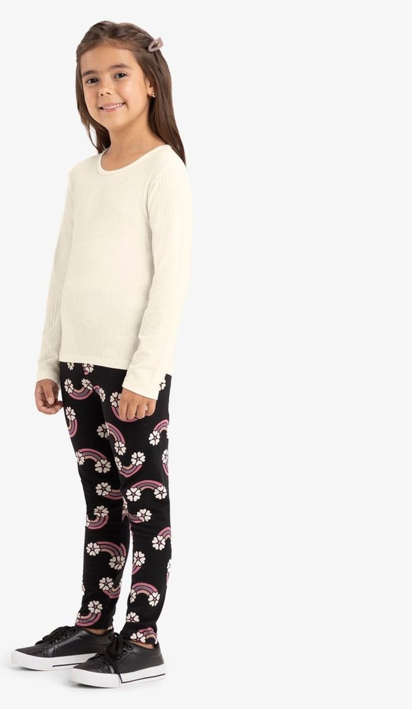 Imagem principal Infantil - Legging Estampada Rovi preto preto