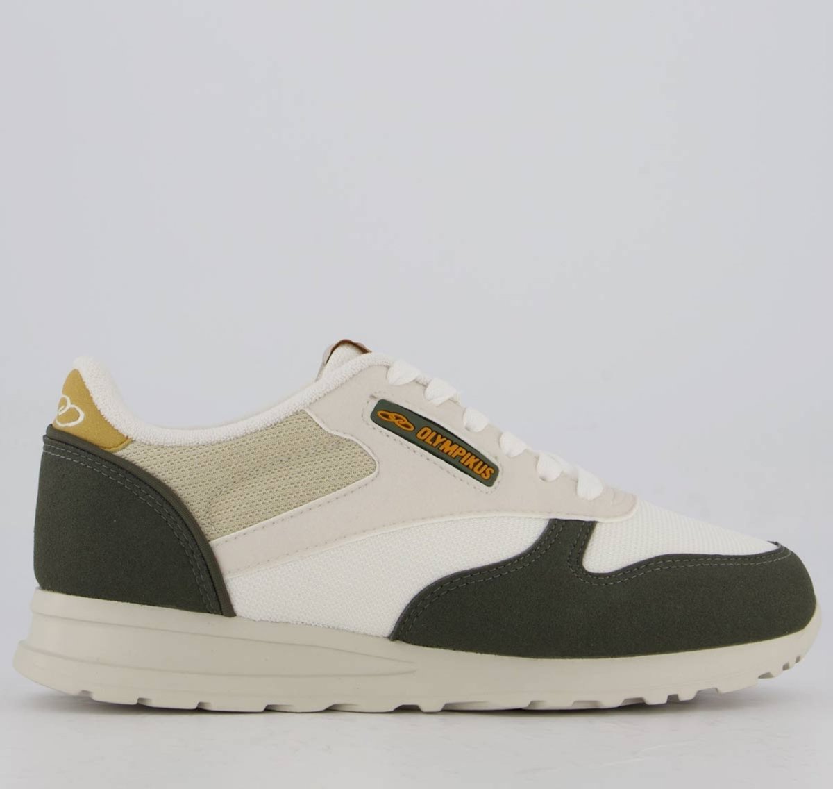 Imagem principal Tênis Olympikus Jogging 101 SE Bege e Verde branco verde OLYMPIKUS branco verde