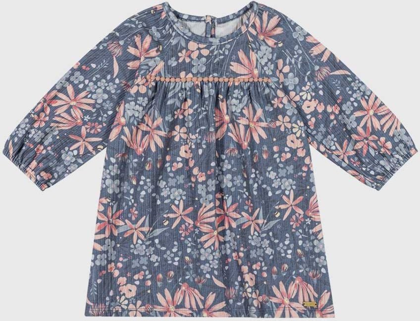 Infantil - Vestido Colorittá Floral Babados