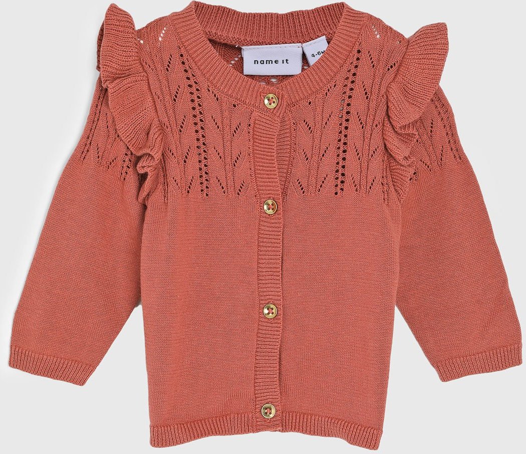 Infantil - Cardigan Name It Tricot Babados