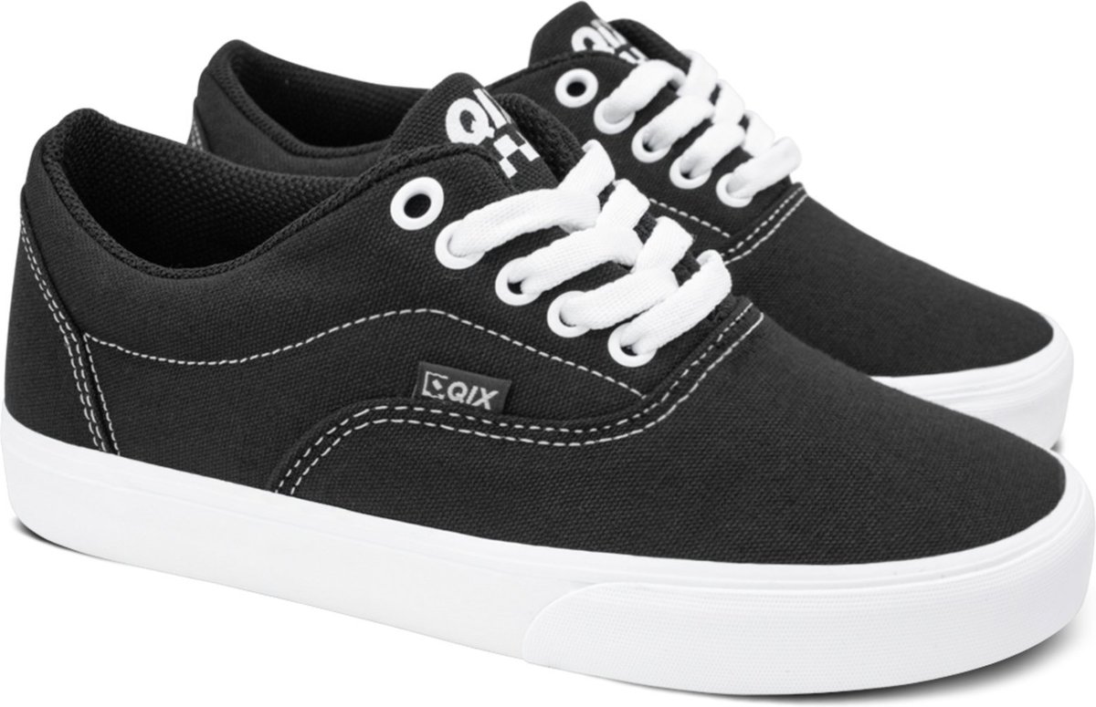 Imagem principal Tênis Qix Sunset Vulcan Branco preto Qix preto