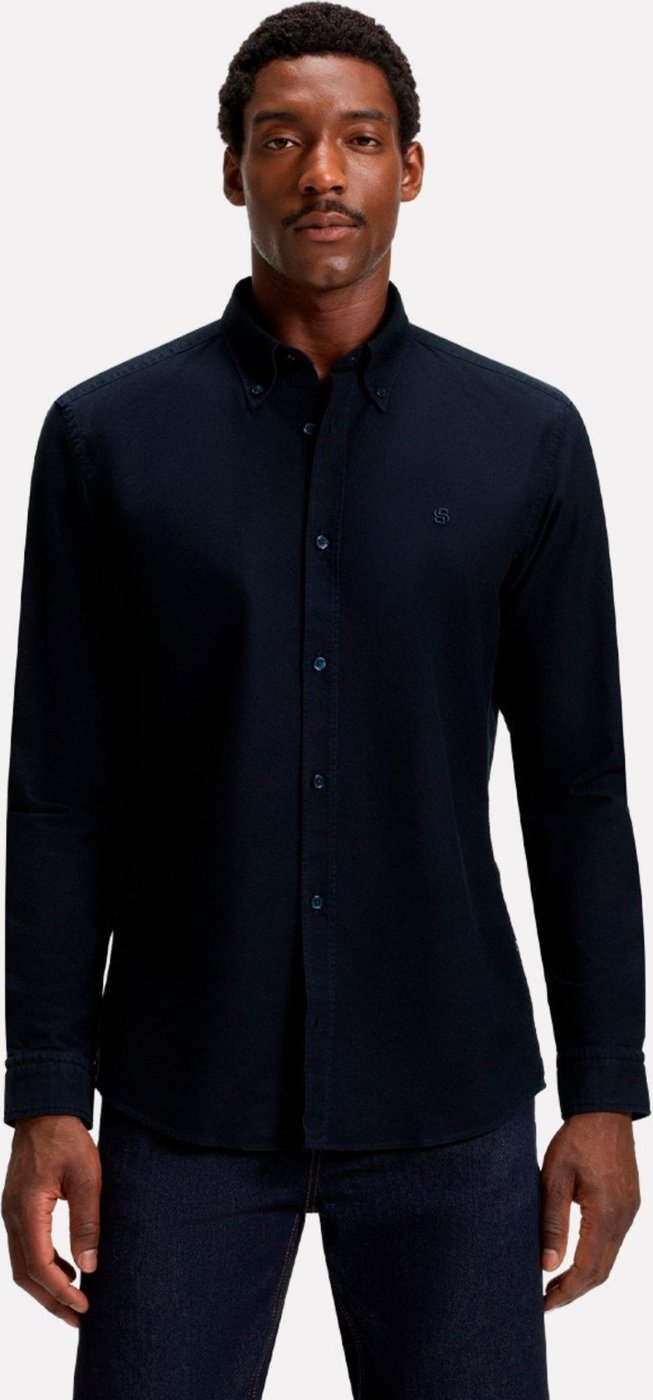 Imagem principal Camisa Hugo Boss Masculina Slim H-ROAN-BD-E-C1 azul marinho azul marinho
