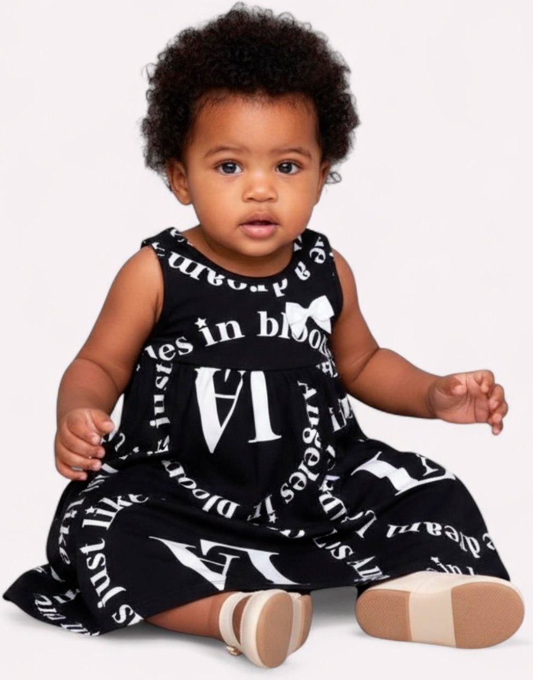 Imagem principal Infantil - Vestido Menina Estampado Kyly preto Kyly preto