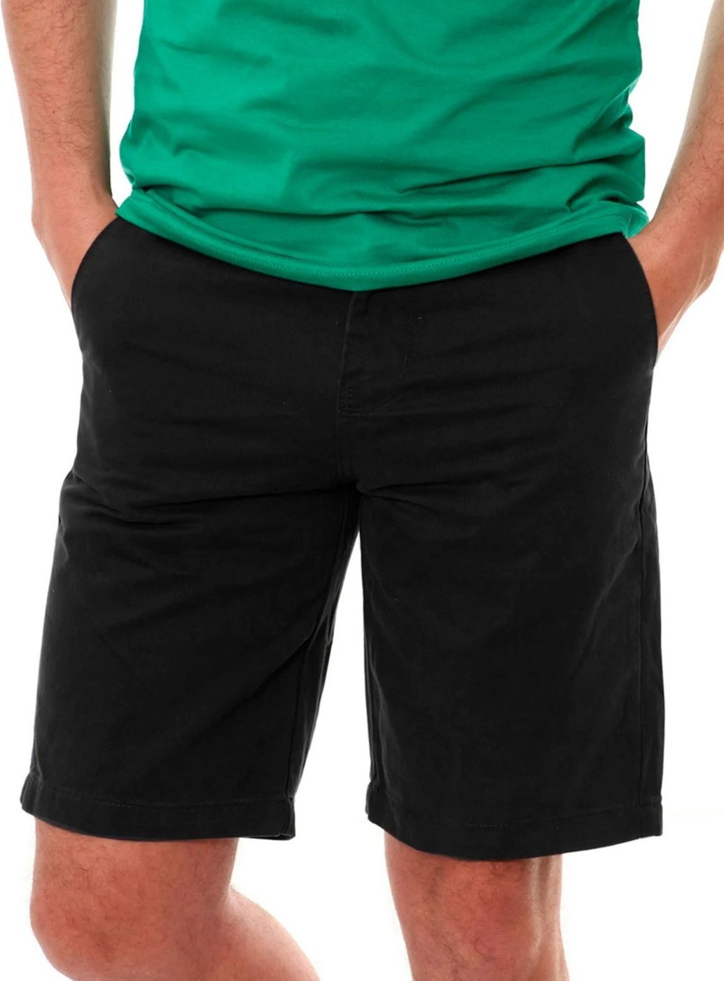 Imagem principal Bermuda Tommy Hilfiger Masculina Sarja Brooklyn Preta preto Tommy Hilfiger preto