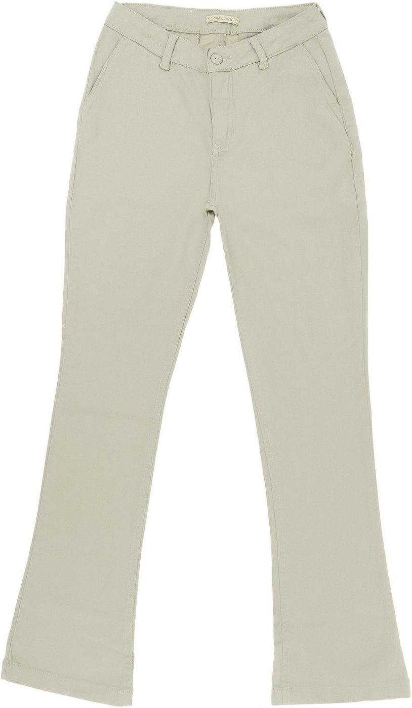 Imagem principal Infantil - Calça Sarja Crawling Juvenil Feminina Boot Cut Areia bege Crawling bege