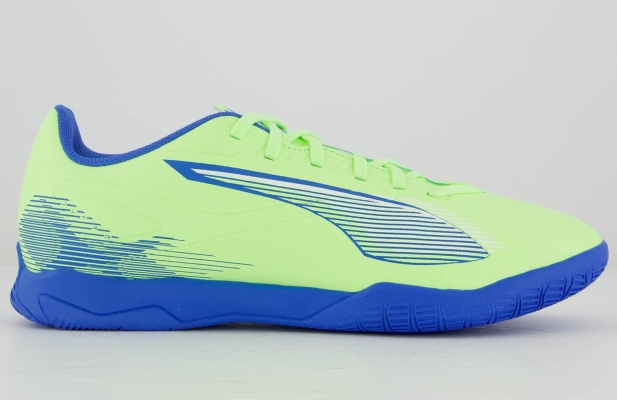Chuteira Puma Ultra 5 Play Futsal e Azul