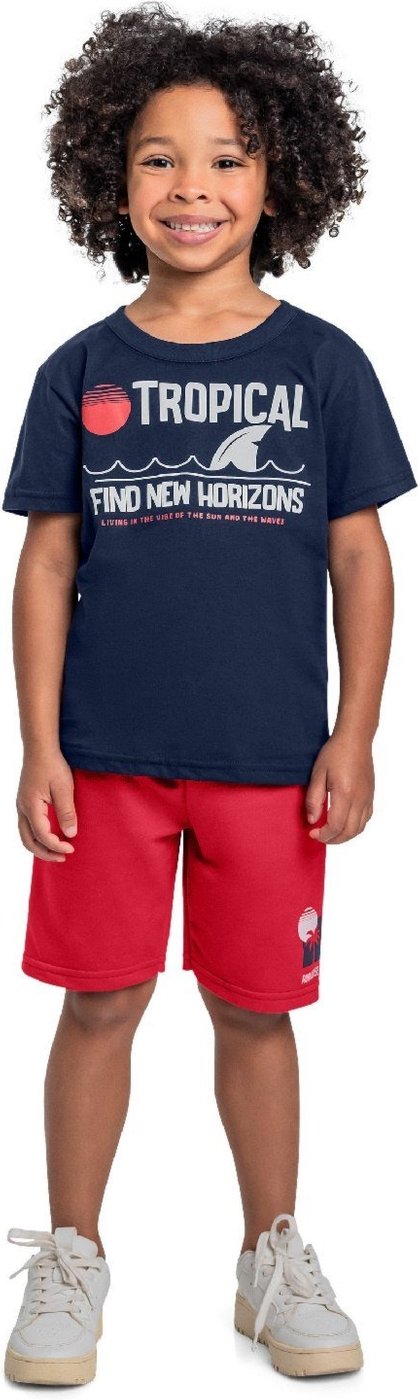 Imagem principal Infantil - Conjunto Camiseta e Bermuda Bee Loop azul Bee Loop azul