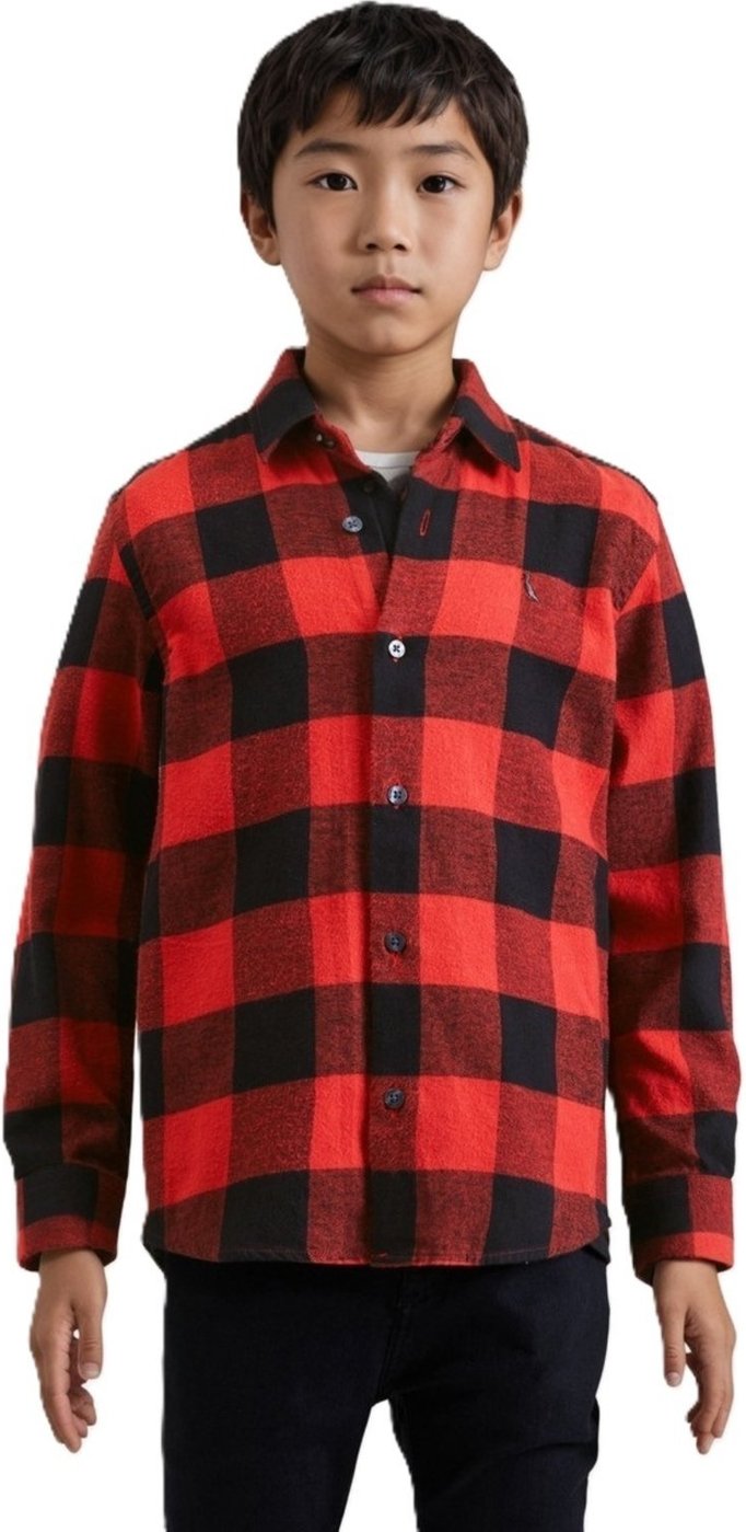 Imagem principal Infantil - Camisa Tp Flanela Xadrez Buck Reserva Mini vermelho Reserva Mini vermelho