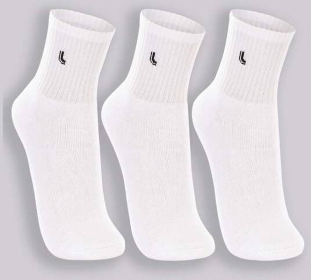 Imagem principal Kit Meia Lupo 3 Pares Adulto - Unissex branco Lupo branco