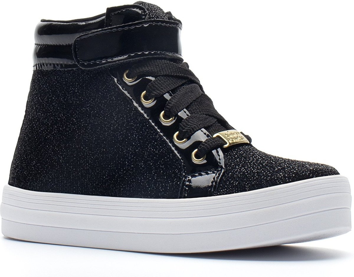 Imagem principal Infantil - Tenis Feminino Cano Alto Glitter Menina Festa Menina Fashion preto Menina Fashion preto