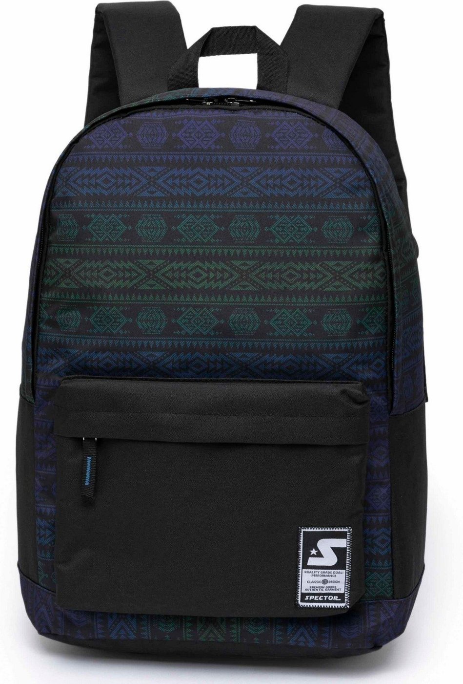 Imagem principal Infantil - Mochila Bolsa Spector Masculina Escolar Espaçosa Casual Moderna Reforçada preto Spector preto