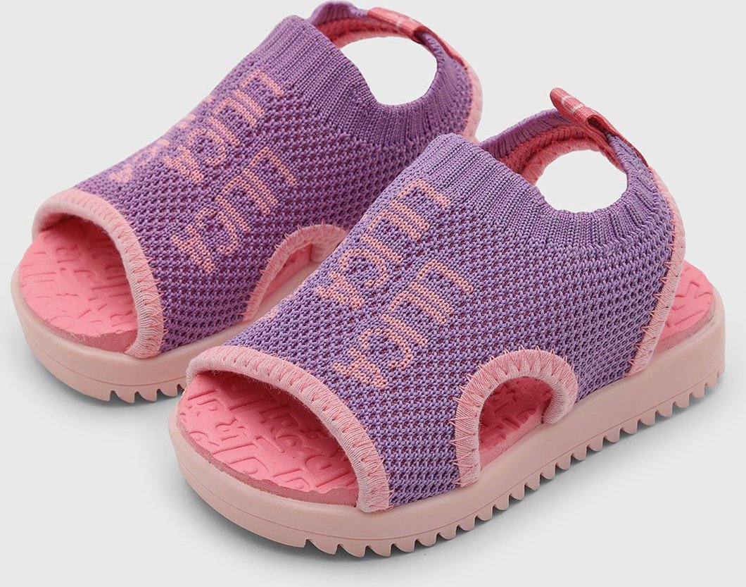 Imagem principal Infantil - Sandália Lilica Ripilica Knit Lilás/Rosa lilás rosa Lilica Ripilica lilás rosa