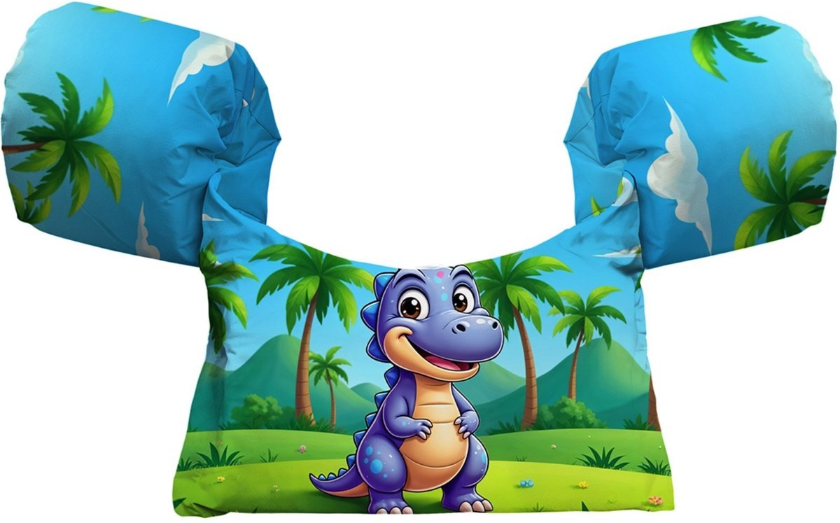 Imagem principal Colete Salva-Vidas Boia s Piscina Praia Estampa Dinossauros T-Rex Benellys multicolorido Benellys multicolorido