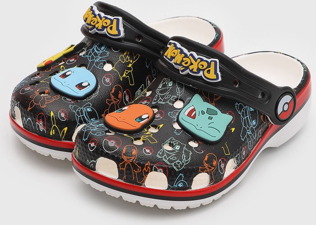 Imagem principal Infantil - Chinelo Crocs Pokemon Print Classic Clog preto Crocs preto