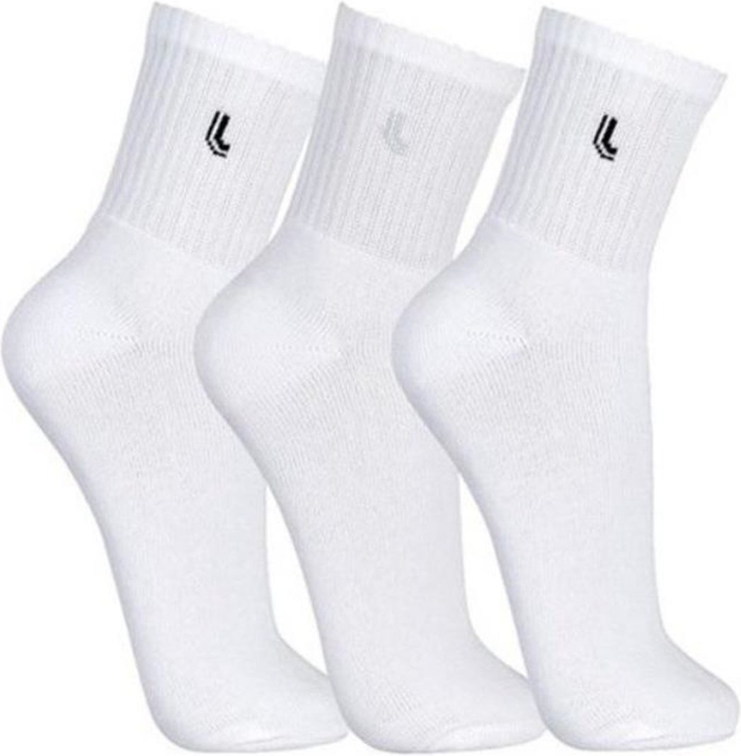 Imagem principal Kit 3 Pares Meia Lupo Masculino Cano Alto Sport 3245 branco Lupo branco