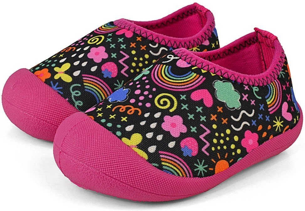 Imagem principal Infantil - Sapameia Menina Colorido Antiderrapante Casual Mzkid preto/rosa/roxo Mzkid preto/rosa/roxo