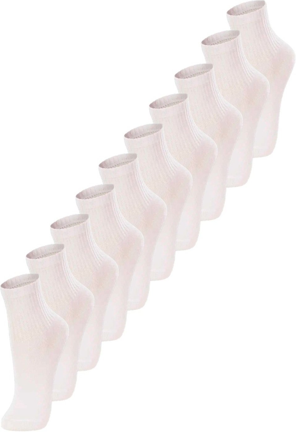 Kit com 10 Pares de Meias Infanti Cano Médio Lupo