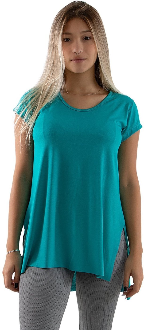 Imagem principal Blusa Manga Curta Diluxo Sobre Legging Turquesa azul Diluxo azul