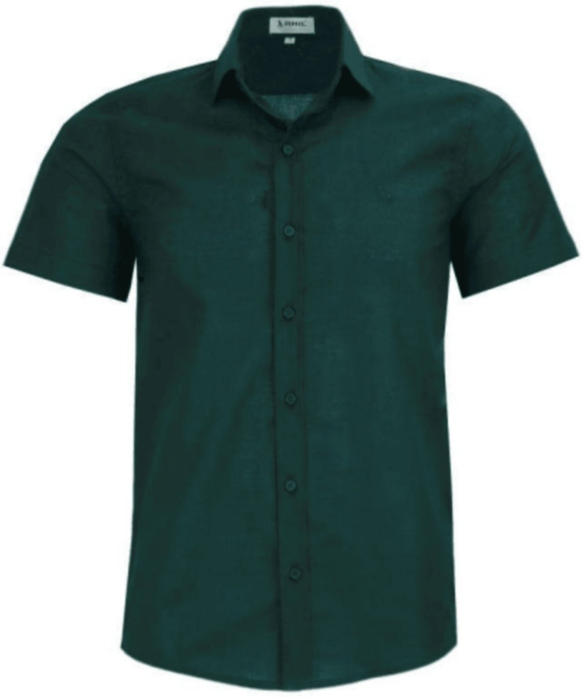 Imagem principal Camisa Social Amil Comfort Kart Algodão Flamê tipo Linho Manga Curta Luxo Militar verde militar Amil verde militar