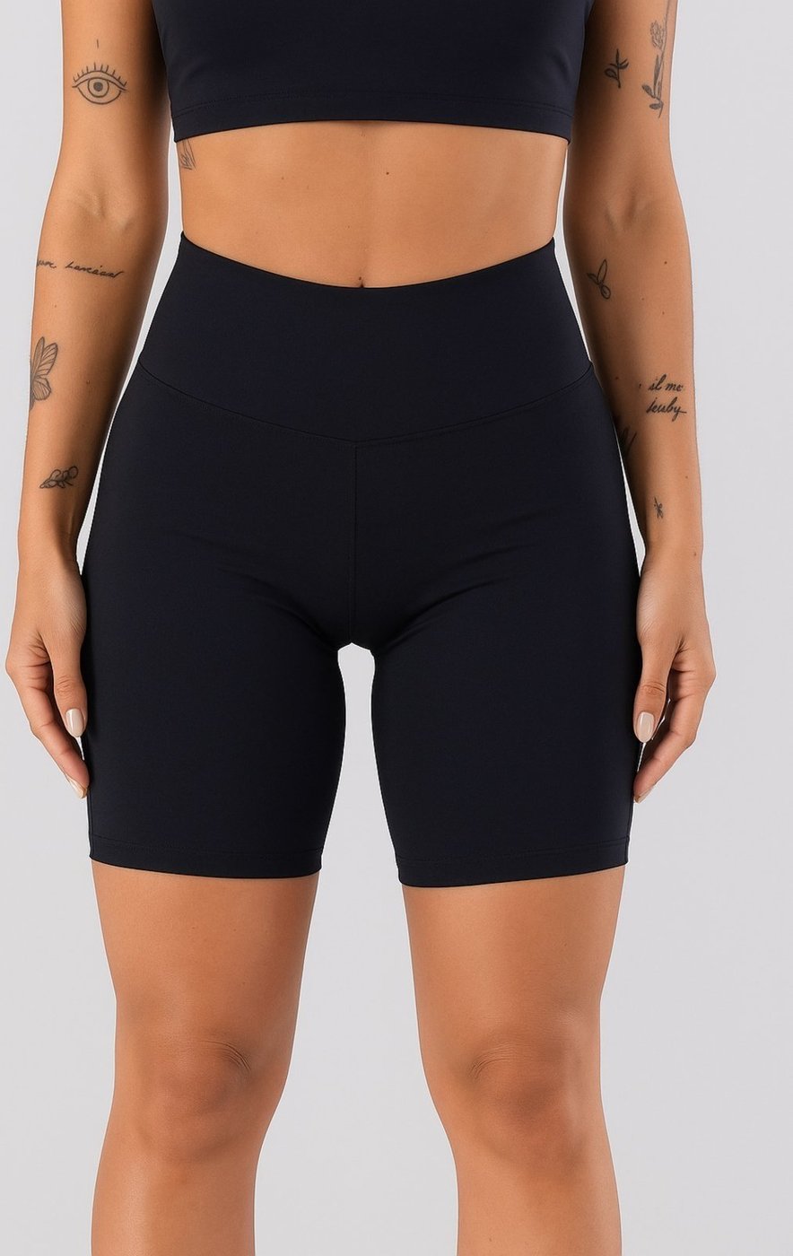 Imagem principal Bermuda D Bell Outlet Fashion Cós Alto Esportiva Fitness preto D BELL OUTLET FASHION preto