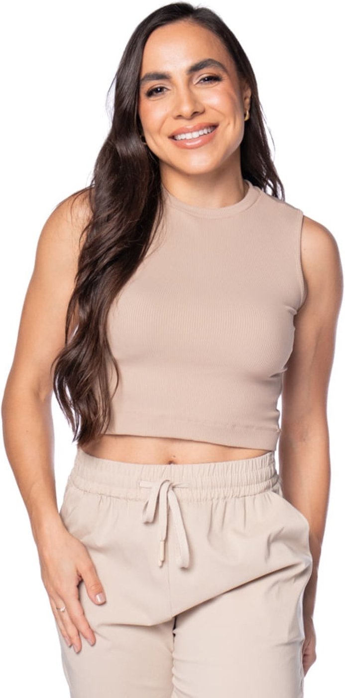 Regata Feminina Olho Fatal Gola Careca Claro