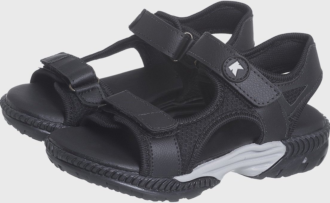 Imagem principal Infantil - Sandália Papete Masculina Preta Escolar tep Kidstep preto Kidstep preto