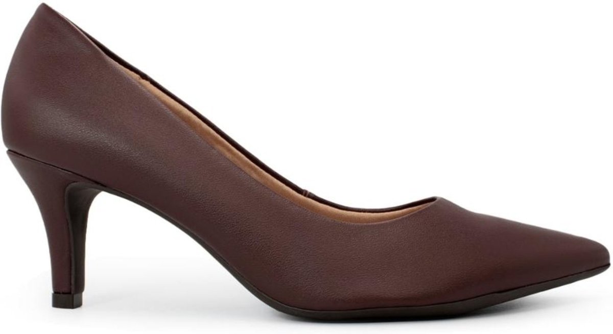 Imagem principal Scarpin Usaflex Feminino Casual Salto Fino Z7601 marrom Usaflex marrom