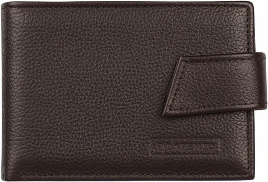 Imagem principal Carteira Vira Vento Masculina De Couro Floater Com Botão Matt 8,5x11,5cm café Vira Vento café