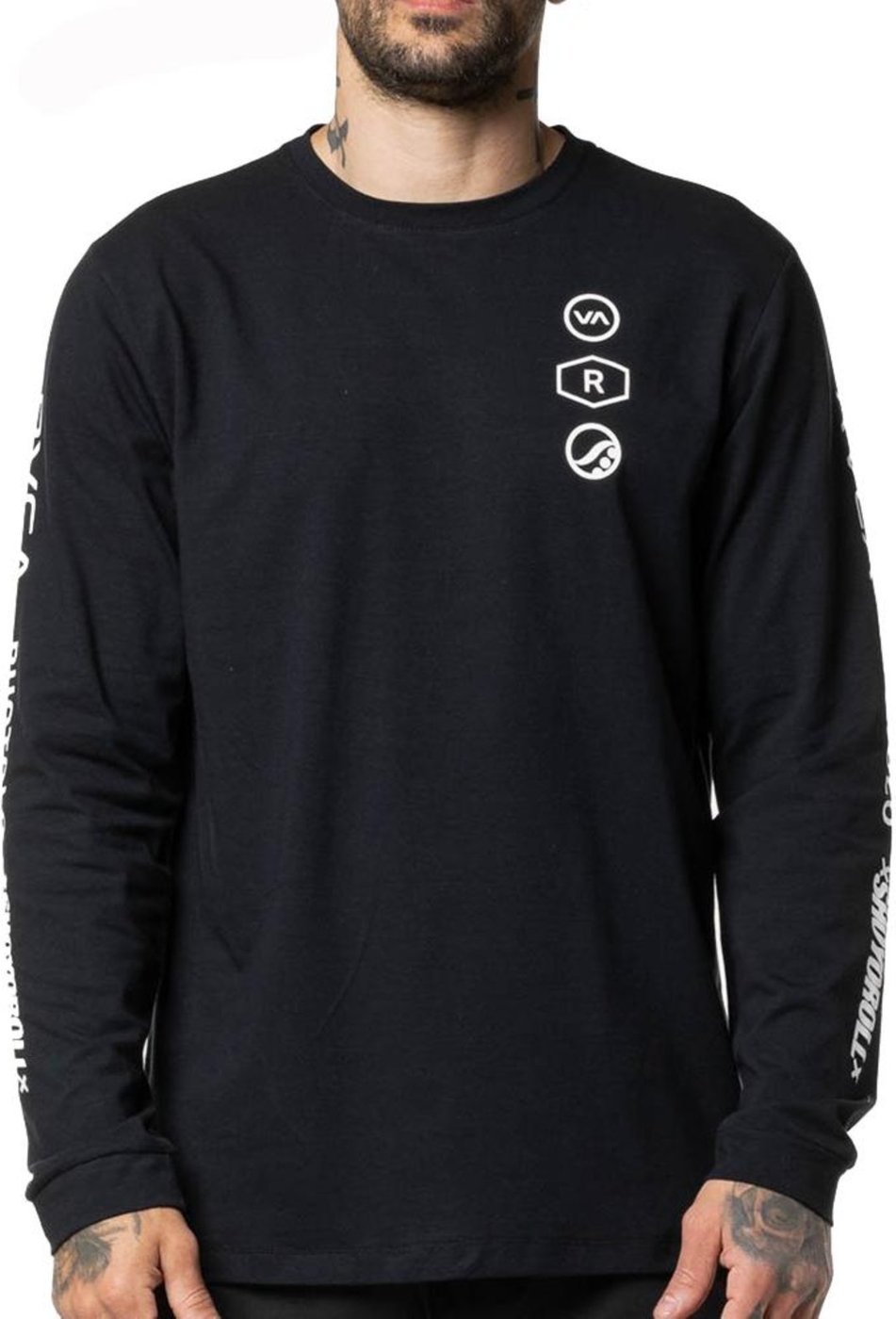 Camiseta RVCA Manga Longa Ruotolo Stack WT24