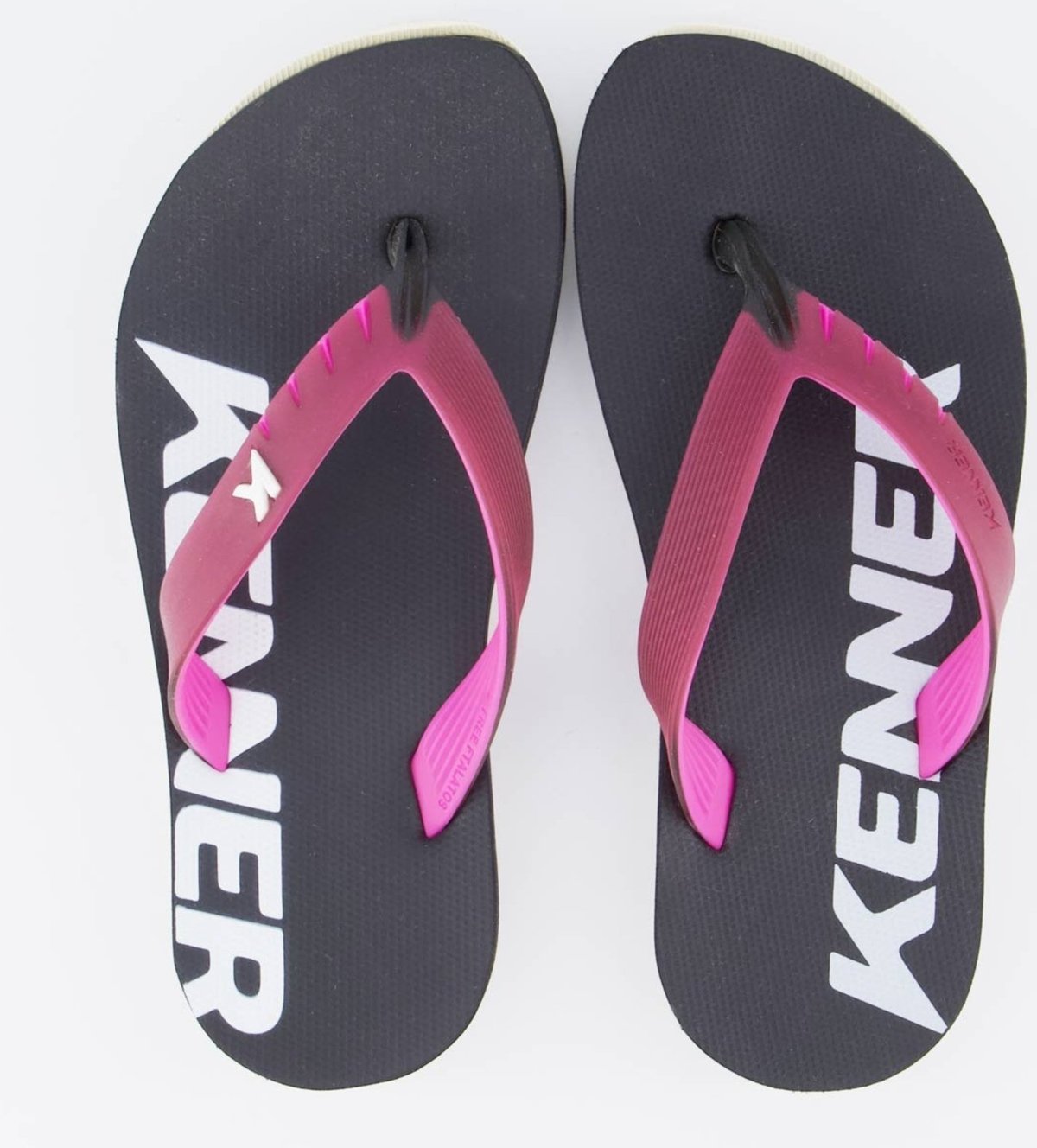 Chinelo Kenner RED Juvenil Preto e Rosa