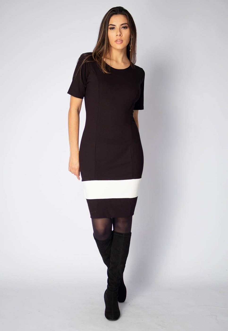 Vestido Curto Amazonia Vital Manga Curta e