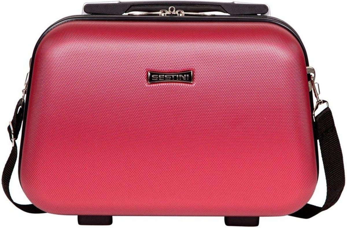 Infantil - Frasqueira Maleta de Viagem Sestini Viena Grande Vinho