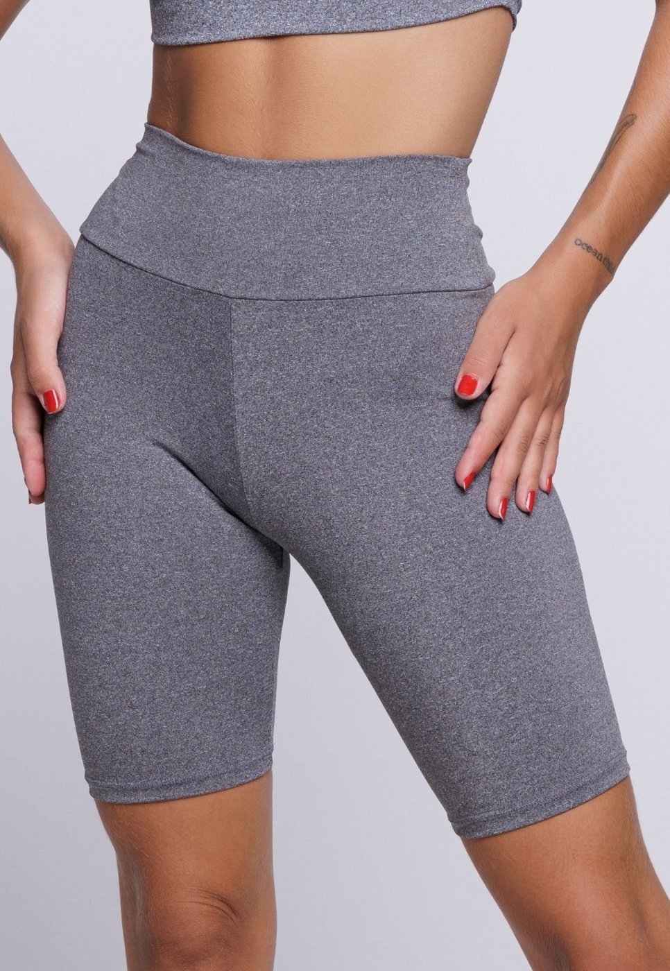 Imagem principal Bermuda Feminina WLS Modas Legging Fitness Academia Casual preto WLS Modas preto