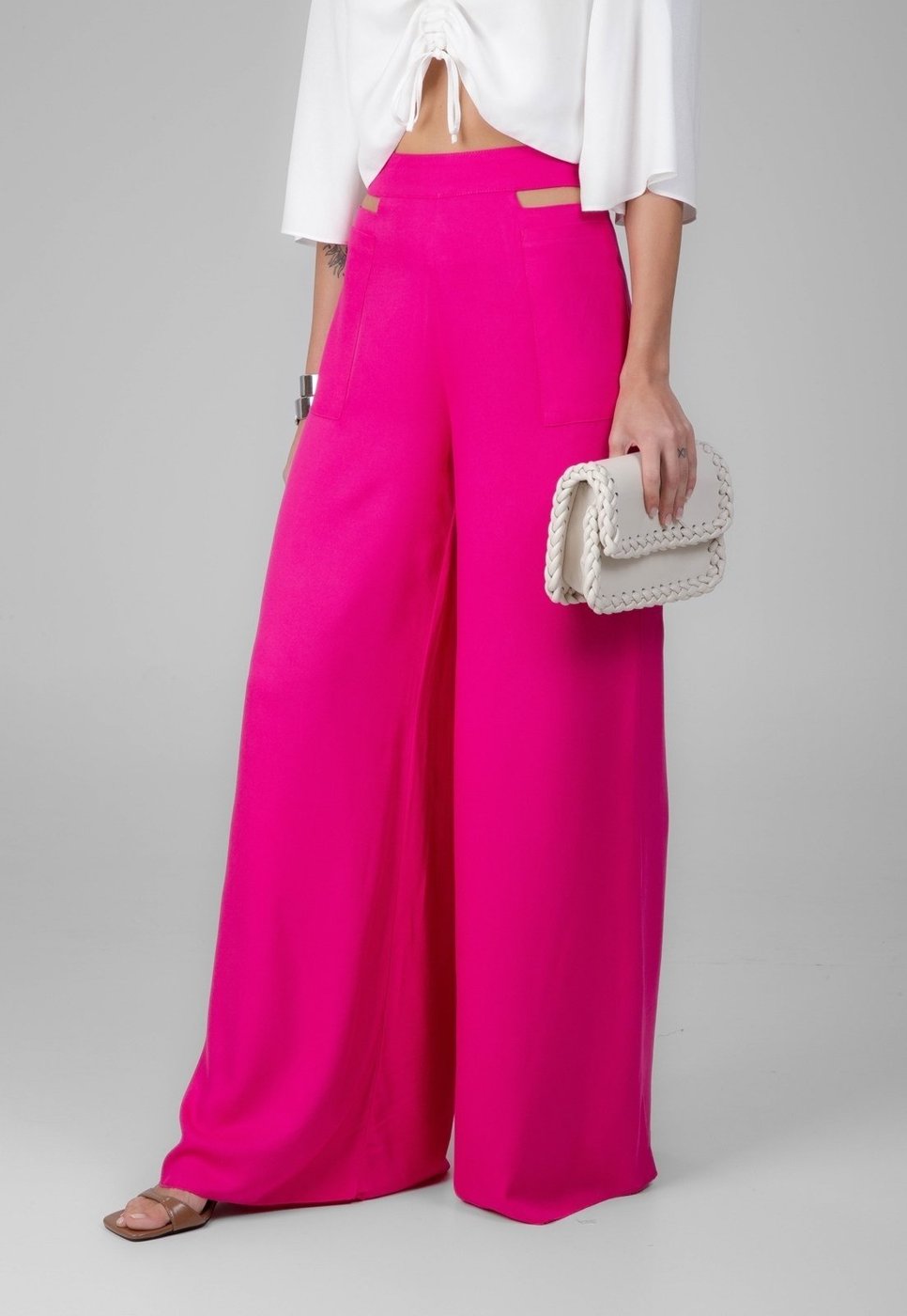 Calça Alfaiataria Traymon Pantalona