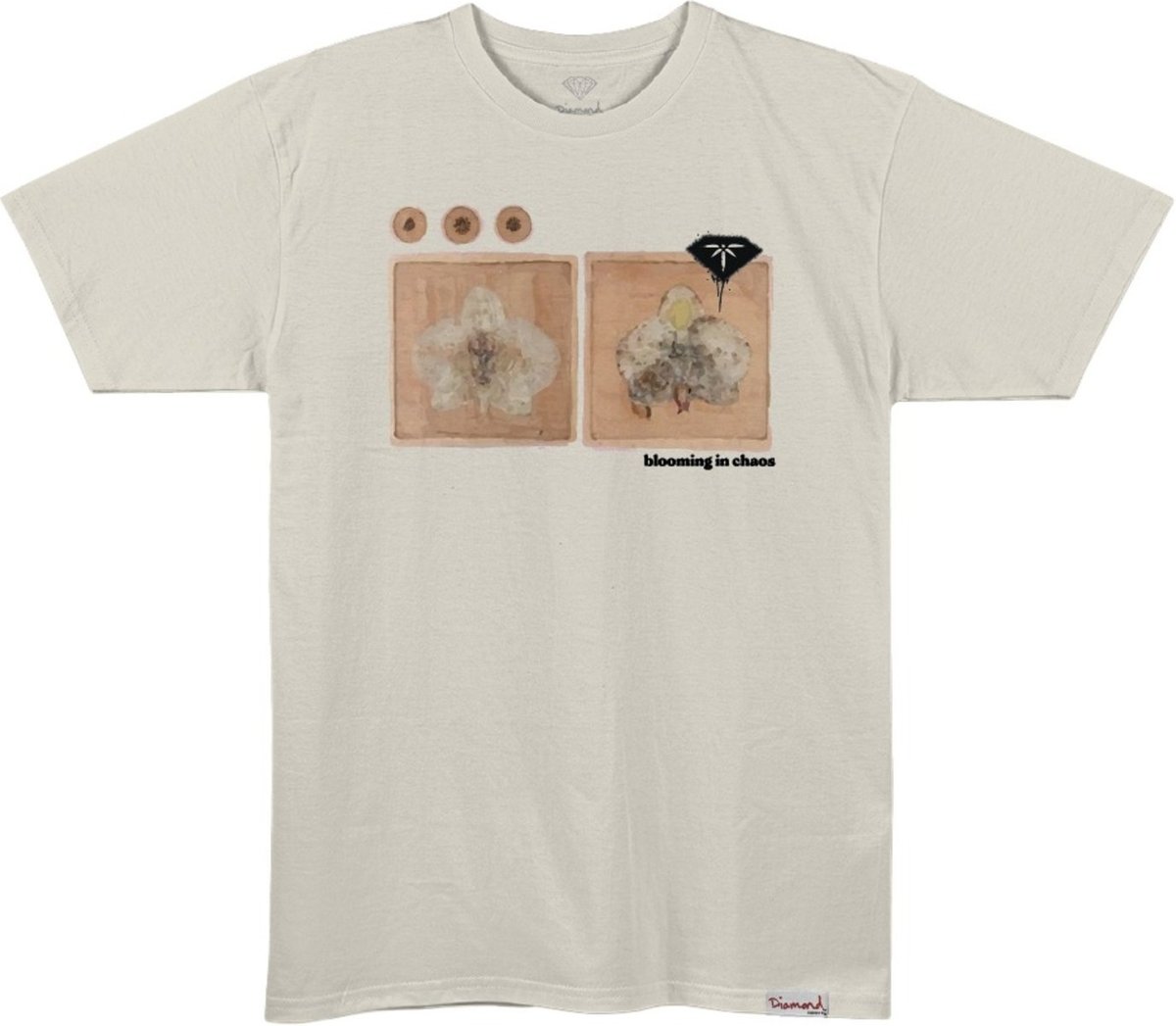 Imagem principal Camiseta Dmnd x Fire Flowe Tee - OFF WHITE Diamond off-white white Diamond off-white white
