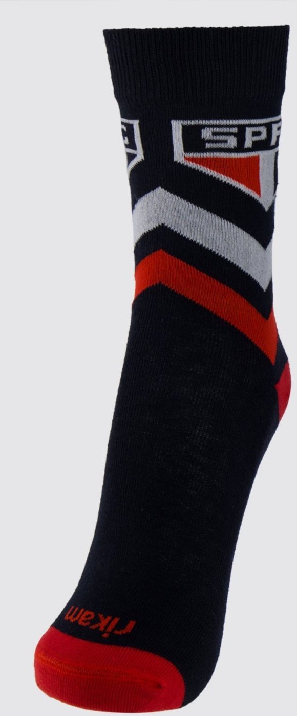 Imagem principal Meia São Paulo Casual Juvenil Preta Rikam preto Rikam preto